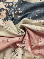 Vestido Casual de Manga Larga con Estampado Floral de Parche Moda Otoño 2024 para Mujeres - details 7