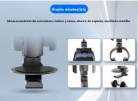 "Soporte para Auriculares y Vaso 2 en 1 |   Organizador Giratorio 360° °   Sin perforación |   Soporte de Pared y Escritorio en Aluminio. |   Multifuncional para Gaming y Oficina |   Base Adhesiva Fuerte y Ajustable |   Ideal para mantener tu espacio orde - details 7