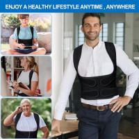 Corrector de postura de espalda para mujeres y hombres, soporte Lumbar para cuello, hombros, mejora la joroba y el alivio del dolor de espalda - details 15