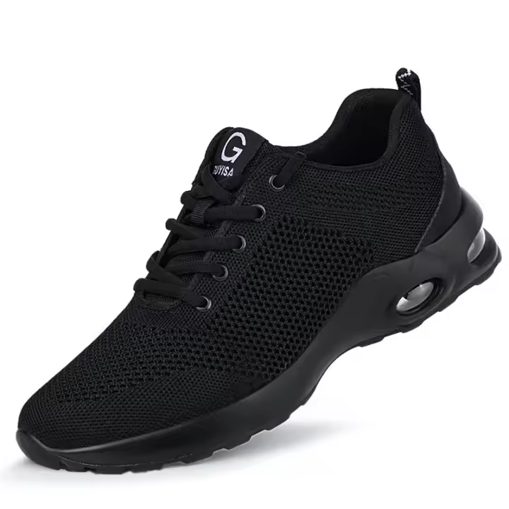 35-50 Zapatos De Trabajo Con Amortiguación De Aire Para Hombre, Zapatos De Seguridad Antigolpes Con Puntera De Acero A Prueba De Perforaciones, Zapatillas Deportivas, Calzado Masculino - 1