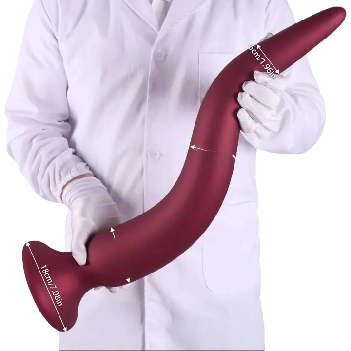 Leten Super largo de silicona Buttplug ventosa enorme Dilatador consoladores anales Butt Plug masaje de próstata juguetes para adultos para parejas - 1