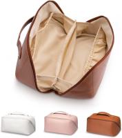 Neceser cosméticos de viaje de CUELO SINTÉTICO gran capacidad, MEJORADA,estuche de maquillaje portátil para mujer, organizador de artículos de tocador multifuncional impermeable - details 7