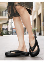 Chanclas con pies recortados para hombre, zapatos de playa informales de gran tamaño, sensación de pesadilla de verano, moda personalizada, estilo de pareja - details 15