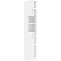 Armario de Baño de Madera Ingeniería Lavadora, Estante, Ducha, Inodoro 32x25,5x190 cm - details 15