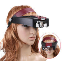 Lupa LED con diadema para lectura, gafas de aumento para casco de reparación artesanal, lupas dentales 1,0/1,5/3,5/10X - details 21