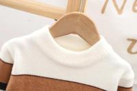 Suéter de Punto a Rayas de Moda para Niños Otoño-Invierno 2024 Ropa Cálida para 2-6 Años - details 6