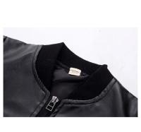 Abrigos para niños, moda Otoño Invierno, además de terciopelo/sin terciopelo, dos estilos, chaqueta de cuero PU de algodón cálida para niños de 1 a 11 años - details 7