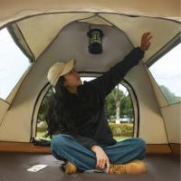 Tienda de Campaña al Aire Libre Universal Dos Puertas, Ventanas, Impermeable, Liberación Rápida, Adecuada para Jardines, Picnics, Camping - details 5