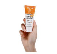 Protector solar teñido con vitamina C con SPF 40 Protector solar mineral hidratante con óxido de zinc y titanio Protección UV Dióxido Brillo saludable - details 12