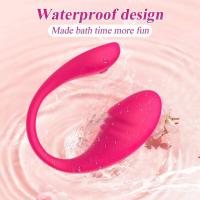 Embalaje privado Sexy APP Control Jumping Egg Dildo Vibrador, Estimulador de punto G de vagina realista femenina con 9 vibraciones, Juguetes sexuales para adultos - details 4