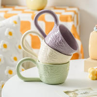 Sentido artístico simple taza de cerámica nórdica ins viento personalidad creativa de gama alta taza de agua para el hogar taza de café - details 2