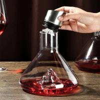 AS94- Decantador de vino, aireador decantador transparente, tanque de vino tinto con distribuidor incorporado - details 4
