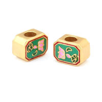 Pulseras de Brass Dorado Mate 4PCS Grande Agujero Abalorios para Hacer Joyas DIY - details 38