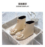 Nuevo terciopelo dos zapatos de algodón botas de bebé para niños vestido niña princesa botas - details 7