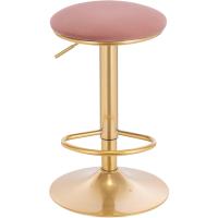 Taburetes Bar de Altura Ajustable Entre 60 y 80,5 cm, Giratorios 360 °   con Asiento Terciopelo - details 5