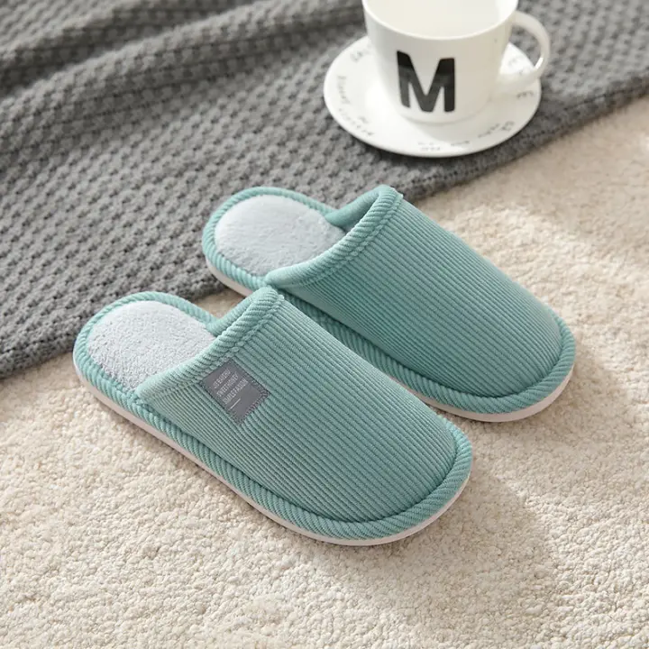 Zapatillas de algodón, zapatillas térmicas caseras para hombres japoneses de invierno para mujeres - 1