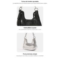 Portátil cadena baguette bolsa, bolsa de las axilas, nueva tendencia brillante mensajero bolso de las mujeres, nicho de gama alta bolso de hombro versátil - details 9