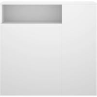 Cabecero con estantes para cama de 90 - BLANCO - 96 x 23,4 x 99 - details 3