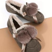 Women Comfortable Thickened Warm Winter Outdoor Low Top Shoes Versatile Soft Flat Shoes - details 5