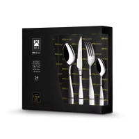 Juego Cubertería Parma, 24 Piezas, Diseño Elegante, Acero Inoxidable Pulido Brillante, Apto Lavavajillas - details 2
