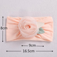 Diadema De Encaje Con Flor Para Bebés Niñas Hecha De Nylon Estilo Diario Accesorio De Cabello Para Niños Regalo De Fiestas Y Fotografía - details 3