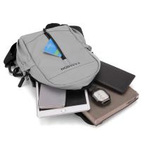 Bolso de pecho informal para hombre, mochila de nailon impermeable para ir al trabajo, bolso cruzado multifuncional de gran capacidad para hombre - details 23
