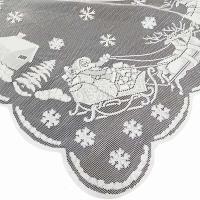 Mantel redondo/rectangular, mantel Ense blanco con estampado de copos de nieve, mantel de boda para decoración del hogar, Navidad - details 7