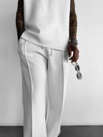 Pantalones casuales ligeros de cuatro estaciones para hombre, pantalón de punto, pantalón largo, moda, pantalón urbano - details 10