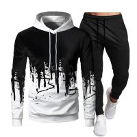 Conjunto Deportivo Casual para Hombres Primavera-Otoño 2025 Sudadera con Capucha y Pantalones - details 4