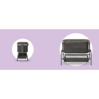 Cuna Bebe, Co-Sleeper, 0 - 6 meses, máx. 9 kg, 4 Posiciones de Inclinación y 5 de Altura, Fácil Deslizamiento, Cómodo Colchón, Amplia Cesta, Fácil Transporte, Essential Graphite - details 5