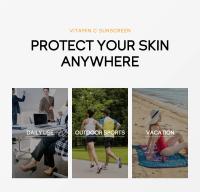 LAIKOU VC crema protectora solar Protector solar Facial Spf50 Gel loción de aislamiento crema blanqueadora cremas hidratante Facial 30g - details 10