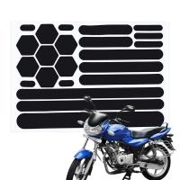 Pegatinas reflectantes cascos invisibles, cinta reflectante Simple eficaz para bicicletas y motos - details 1