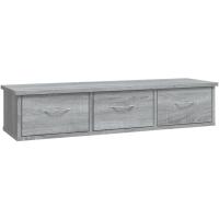 Mueble de Almacenamiento Sonoma Estera Flotante de Pared Diseño Moderno para Salón - details 0