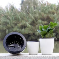 Macetas de flores de resina, autorriego automático para oficina, jardín, suministro de plantas, cesta - details 4