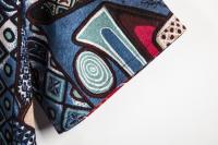 Camisa de lino de manga corta para hombre, camisa de flores de estilo étnico indio, novedad de verano, 2019 - details 30