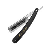 Maquinilla de afeitar de acero inoxidable para hombre, navaja de afeitar Manual, recta, de alta calidad, modelo Gold Dollar 66 - details 6