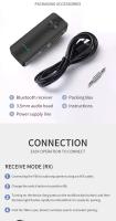 Transmisor y receptor de Audio con Bluetooth 5,3, 3,5mm, AUX, estéreo, 2 en 1, adaptador inalámbrico de música HIFI con micrófono para TV, PC, Kit de auriculares para coche - details 13
