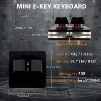 Copy Paste 2Keys SAYO OSU Hotswap nical Gaming Keyboard Switch RGB Backlit  USB Keypad For ros - details 1