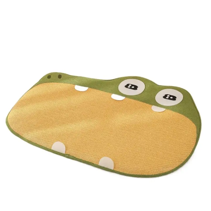 Cómoda almohadilla de refrigeración para gatos con forma de Animal, transpirable, lavable, estera fresca para mascotas, estera de refrigeración de hielo de dibujos animados antideslizante, descanso cómodo - 1