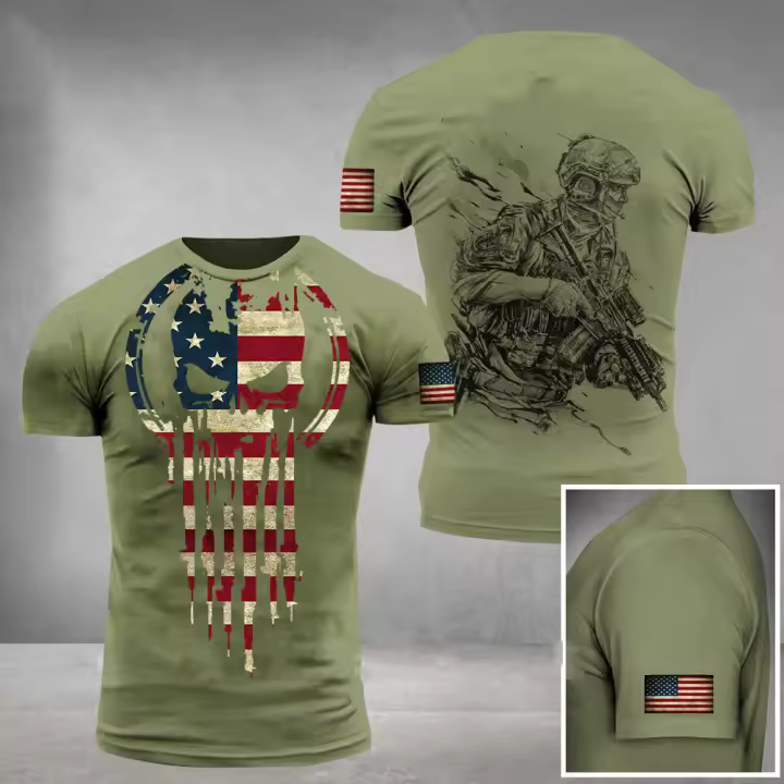 Camisetas 3D Florales para Hombres Manga Corta, Cuello Redondo, Material de Poliéster, Moda de Deportes para Primavera/Verano 21 - 1