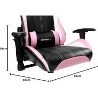 Gaming Profesional, reposabrazos ajustables 2D, pistón clase 4, giratoria, mecanismo de mariposa, cojín lumbar y cervical, color negro/blanco/azul - details 42