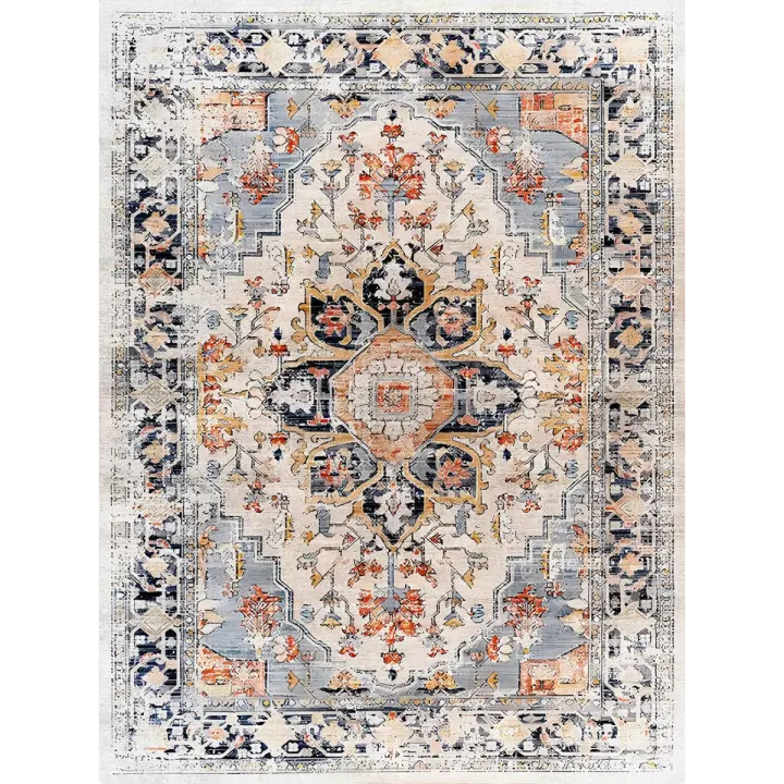 Alfombra de área: alfombra de salón antideslizante y lavable, alfombras decorativas para dormitorio, comedor, - 1