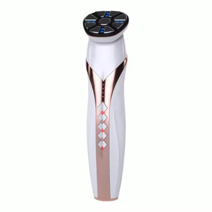 Masajeador Facial para el rejuvenecimiento de la piel, Radio de mesoterapia EMS LED, Lifting Facial, vibración Sónica, eliminación de arrugas, herramientas RF antienvejecimiento - 1