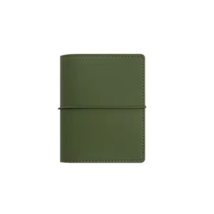 Cuaderno creativo M5 de hojas sueltas de cuero PU, Mini cuaderno de bolsillo con página en blanco, 50 hojas, diario, carpeta DIY, cuaderno escolar - 1