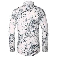 Camisas Casuales para Hombres Impresión de Moda, Elástica, Sin Hierro, Talla Grande - details 13