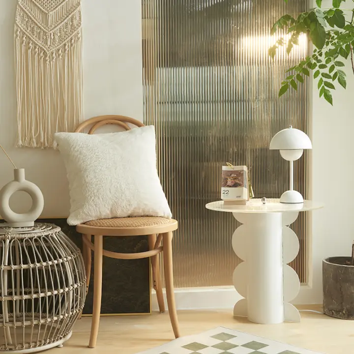 2 fundas de cojín de felpa blanca para decoración del hogar, funda de almohada romántica para sofá de sala de estar - 1