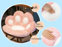 Cojín de felpa con forma de pata de gato para silla, alfombrilla para sofá, oficina, Hotel, Café - details 5