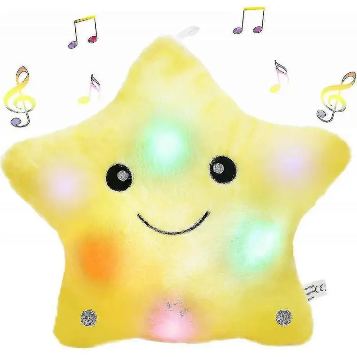 13 Led Musical Twinkle Star Light Up canción de cuna Glow juguetes de peluche calmar emociones para niños cumpleaños Navidad Festival regalo para niños pequeños HDJ - 1