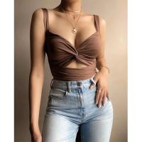 Tops cortos sin mangas para mujer, chaleco para mujer, camiseta sin mangas informal, Top de tubo para mujer, negro y blanco - details 1