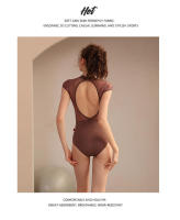 Elegante Leotardo de Ballet de Alta Gama Ropa de Arte para Adultos Prenda de Yoga Aire - details 15